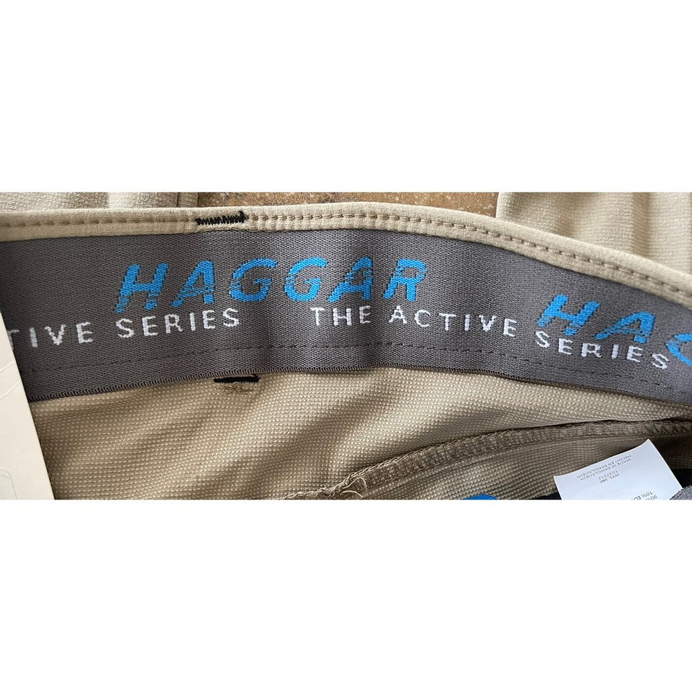 Haggar Men's Active Series Slim-fit Straight  Flat Front Urban Pant 28X30 - Picture 7 of 8
